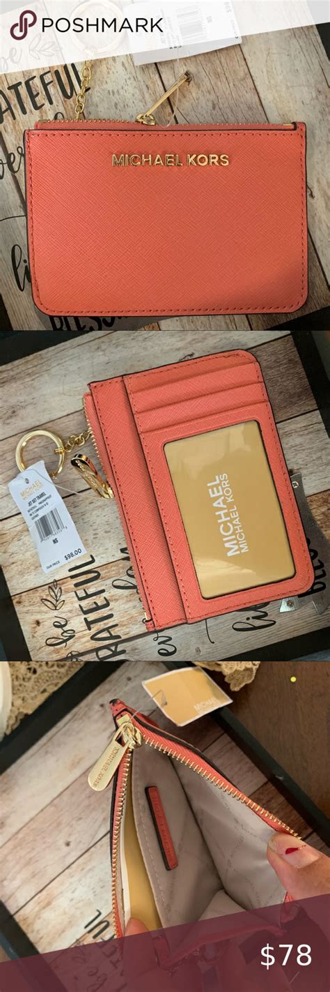 mk wallet keychain|michael kors coin purse wallet.